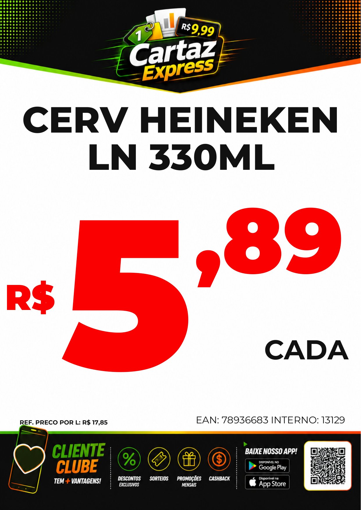 Exemplo de cartaz: A4