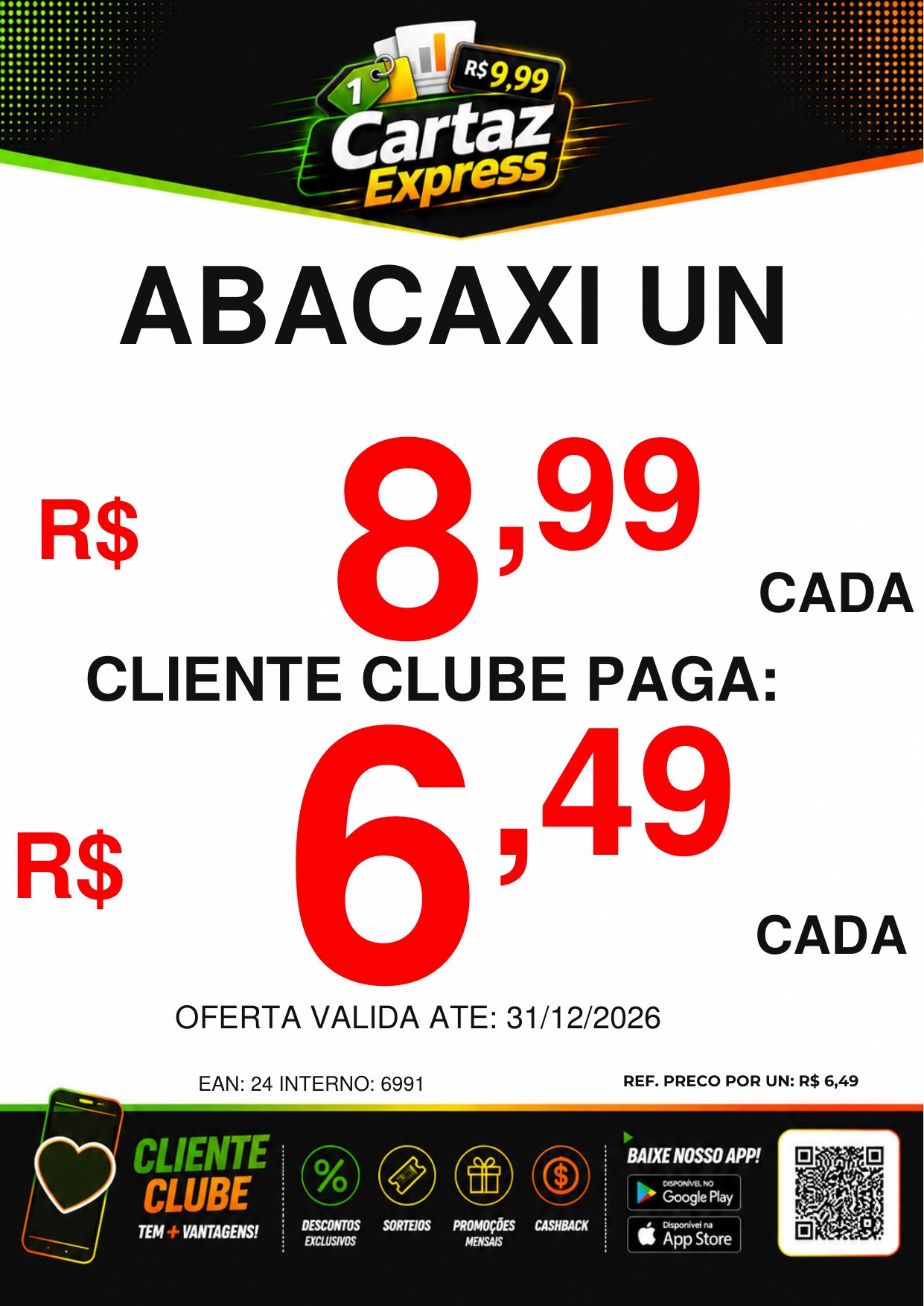 Exemplo de cartaz: Clube